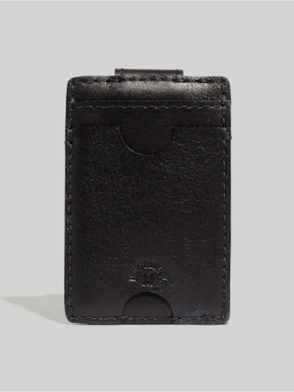 NWT MADEWELL Leather Card Case with Magnet